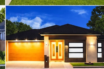 Contemporary home construction