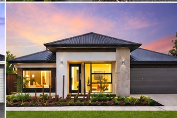 Modern residential home facade